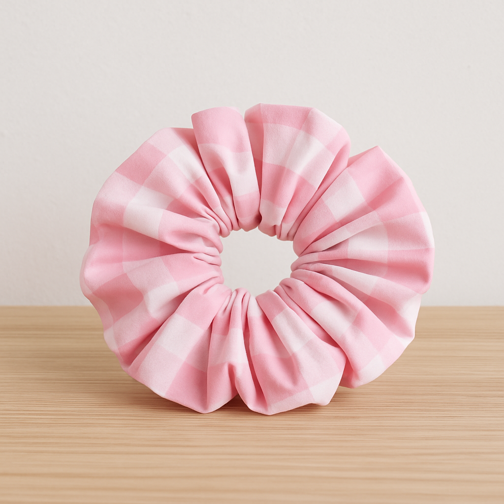 Cotton Large Pink Gingham