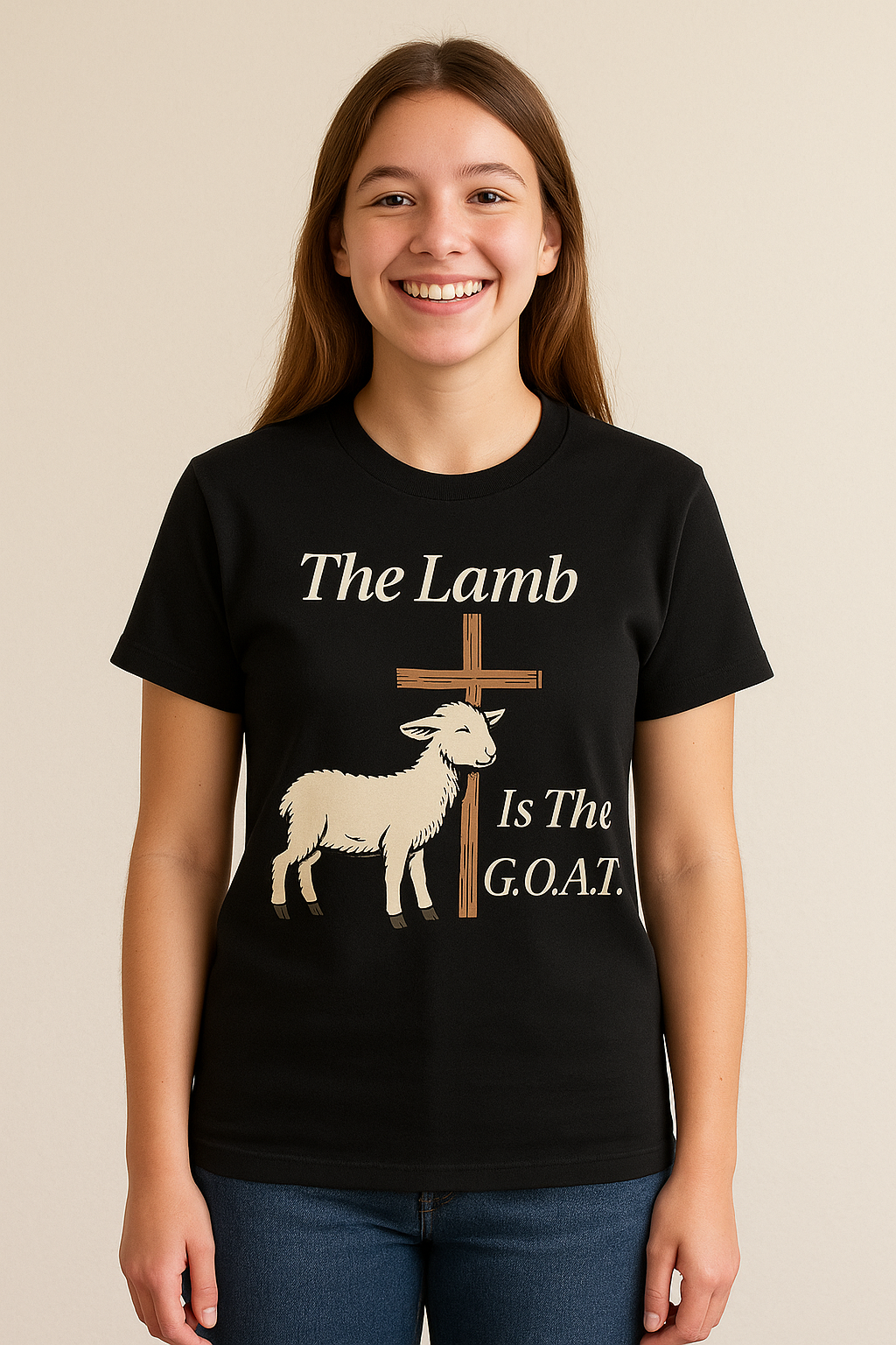 The Lamb Is The G.O.A.T. Christian T-Shirt