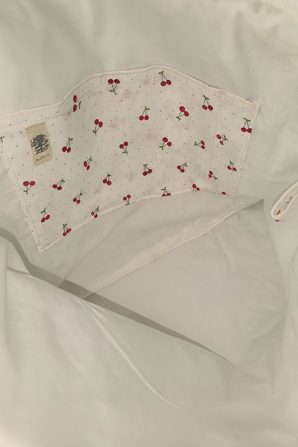 Cherry Blossom Quilted Tote – Large
