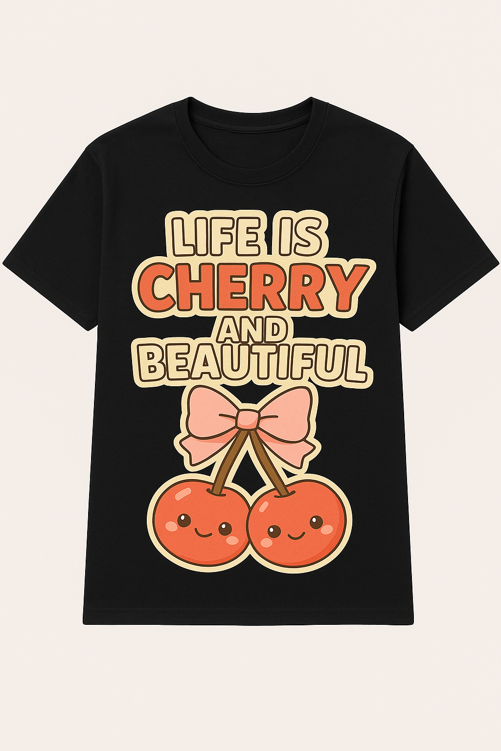 Life Is Cherry and Beautiful Cute T-Shirt