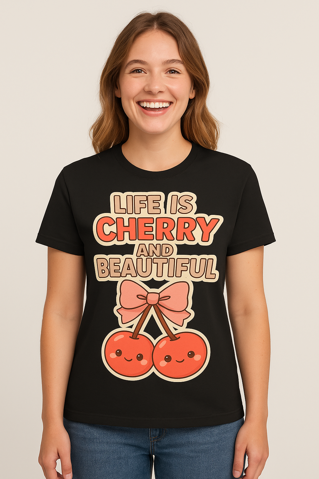 Life Is Cherry and Beautiful Cute T-Shirt