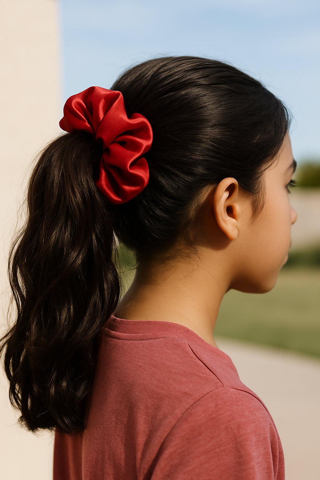 Satin Apple Red