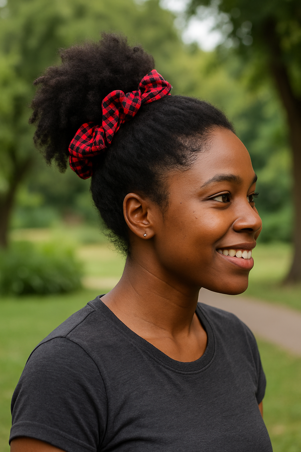 Cotton Small Red & Black Gingham