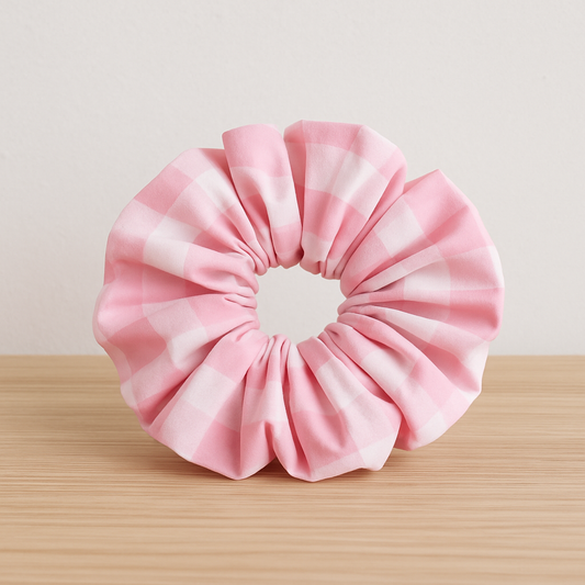 Cotton Large Pink Gingham