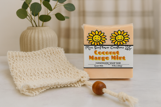 Goat Milk Soap - Coconut Mango Mint