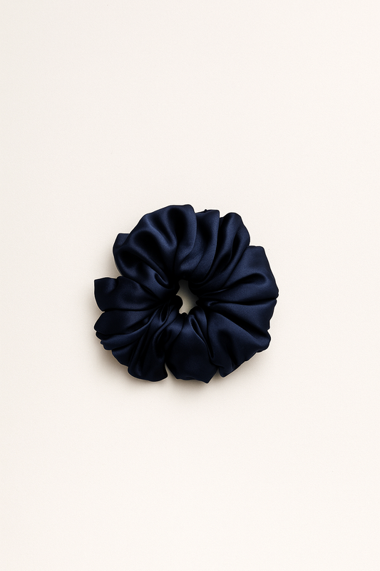 Satin Navy Blue