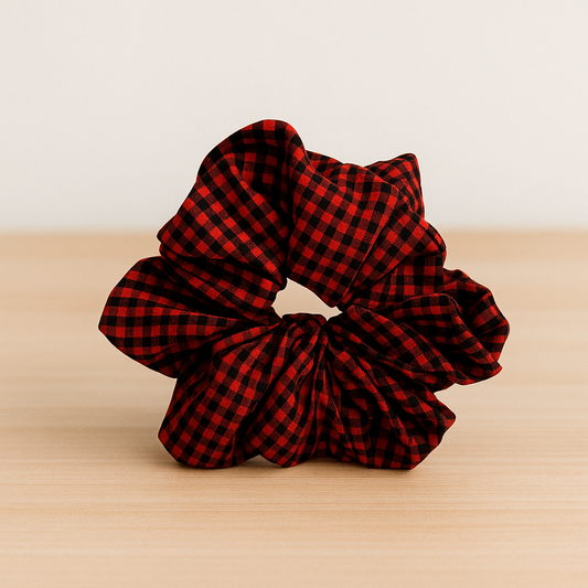 Cotton Small Red & Black Gingham
